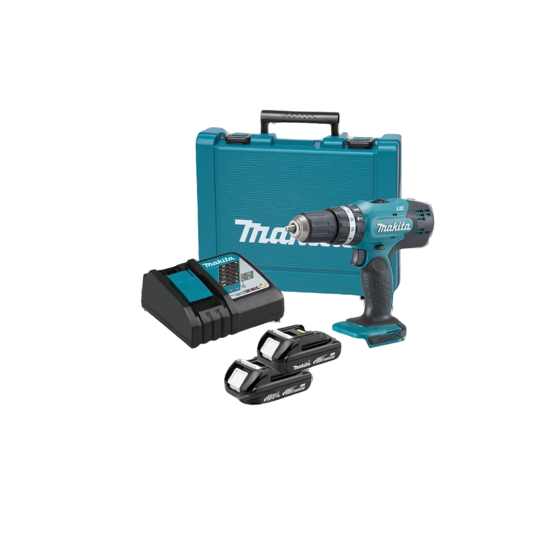 מברגה מקדחה פוטר רוטטת 13 ממ MAKITA DHP453RYE 18V